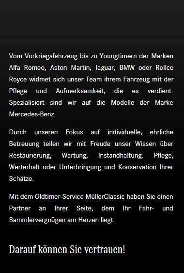 Youngtimer Restauration für  Hohenems